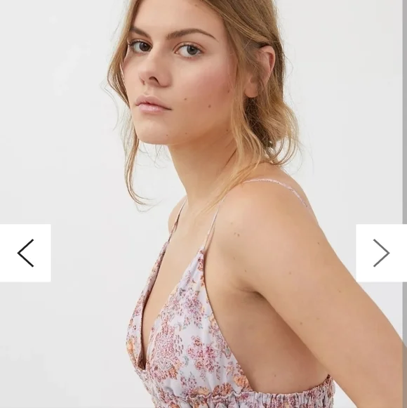 UO Harmony Flouncy Mini Dress-Size Large - Picture 3 of 17